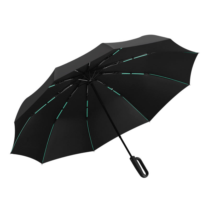 Damen Falt-Regenschirm mit modernem Anti-Wind-System Karnz