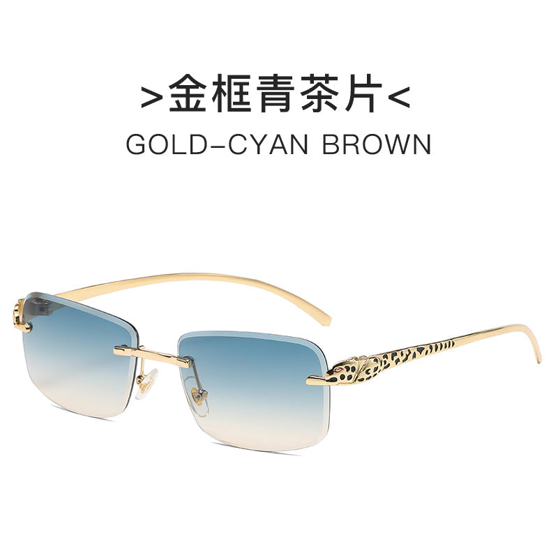 Damen exklusive Designer-Brille mit eleganten Details und hochwertigem Metallrahmen Karnz