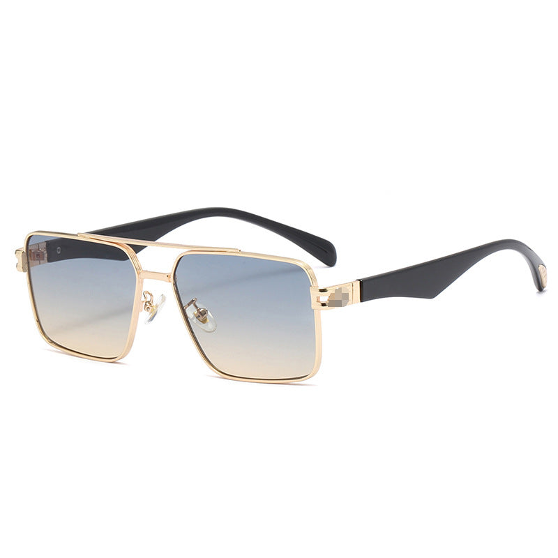 Damen Designer-Sonnenbrille mit extravagantem Metallrahmen Karnz