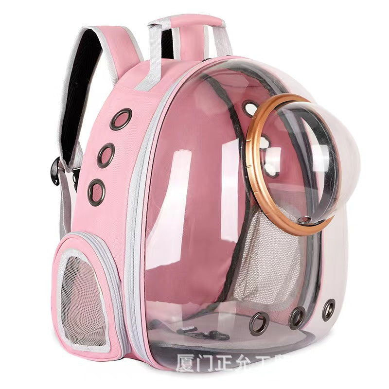 Unisex Transparente Haustier-Rucksack mit Belüftungsfunktion Karnz