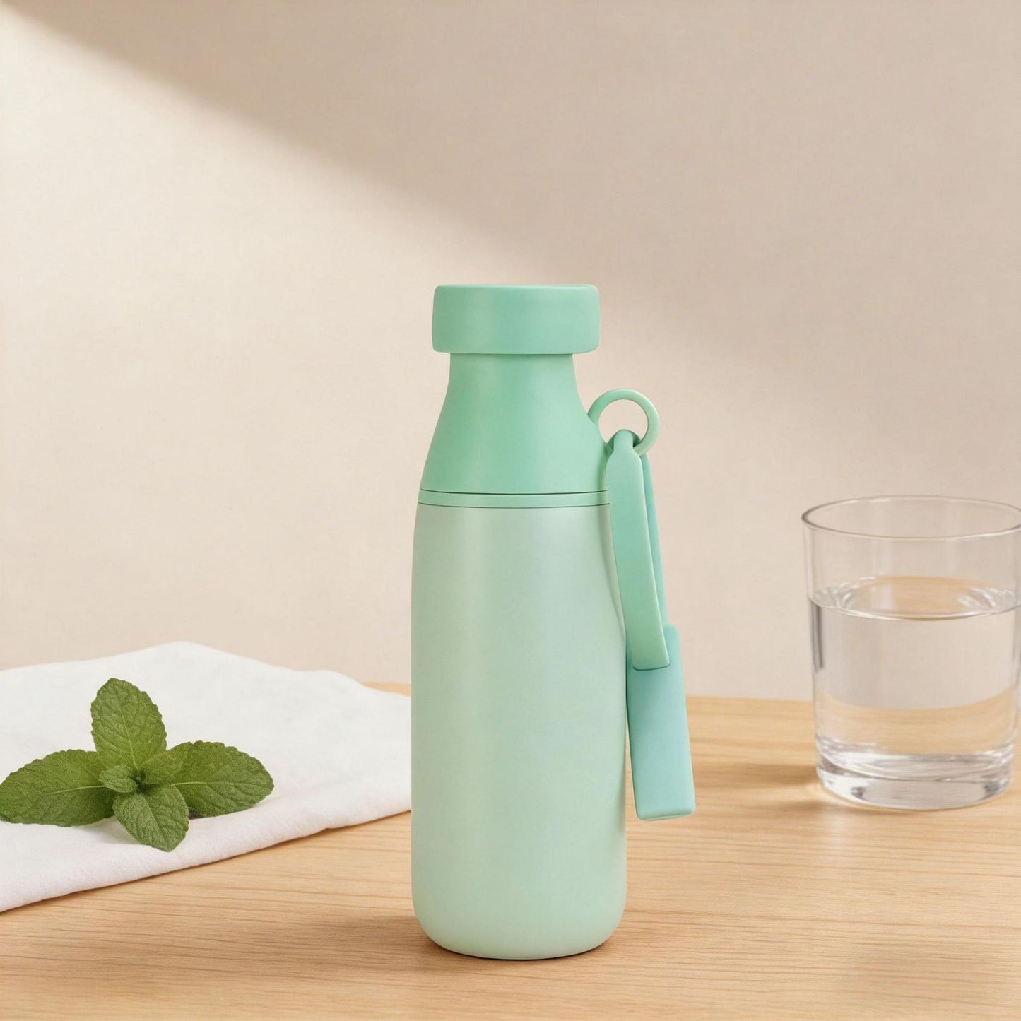 Damen Isolierte Sporttrinkflasche mit praktischem Trageband Karnz