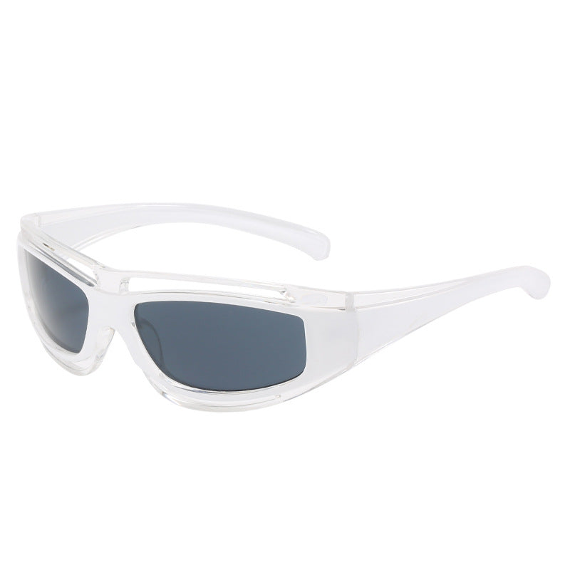 Damen Sportliche Sonnenbrille mit aerodynamischem Design und polarisierenden Gläsern Karnz