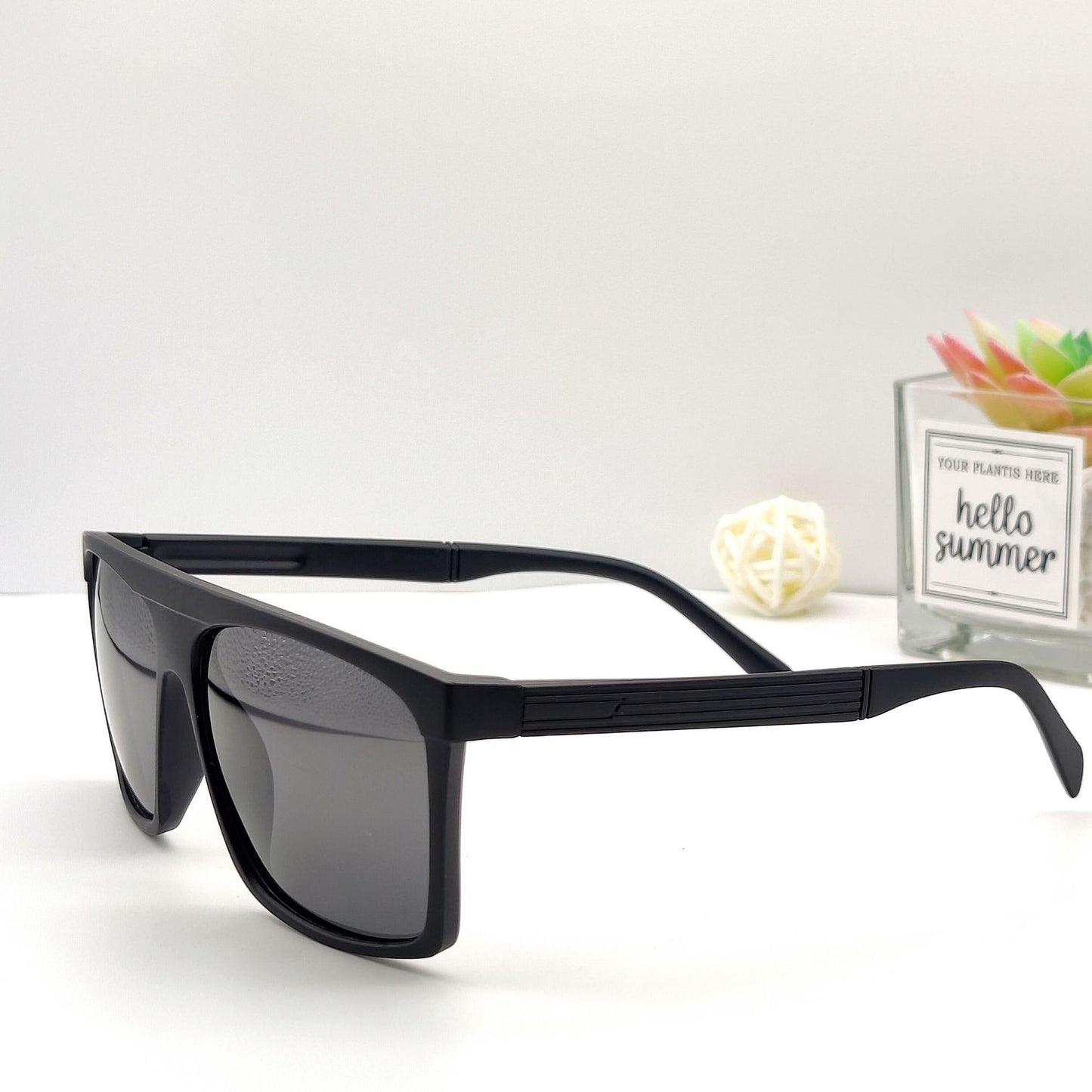 Damen Retro Oversized-Sonnenbrille Karnz