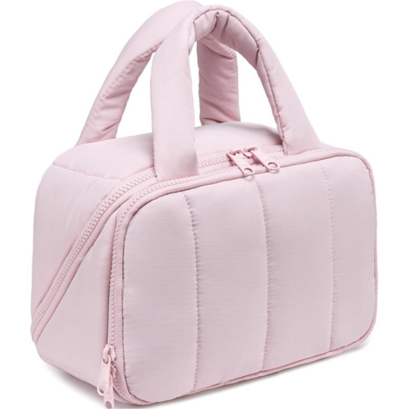 Damen isolierte Kühltasche mit doppeltem Reißverschluss und robusten Griffen Karnz