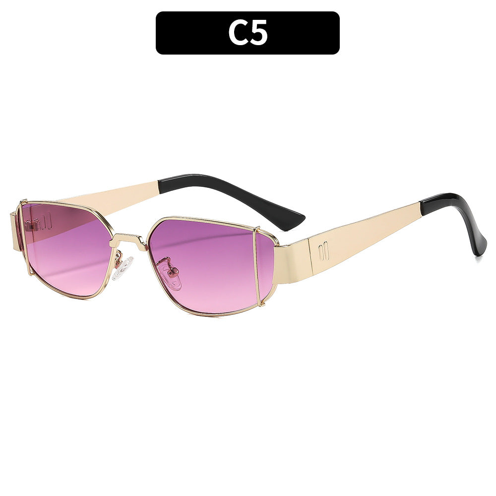 Damen Designer-Sonnenbrille im modernen, kantigen Stil Karnz