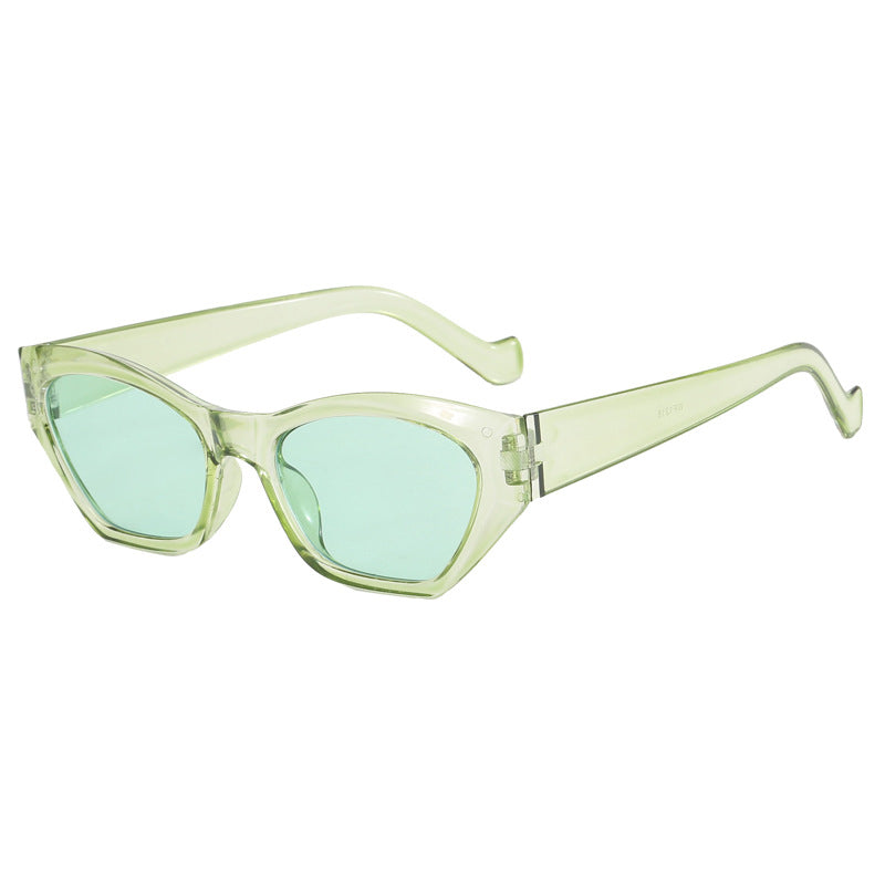 Damen einzigartige geometrische Sonnenbrille Karnz