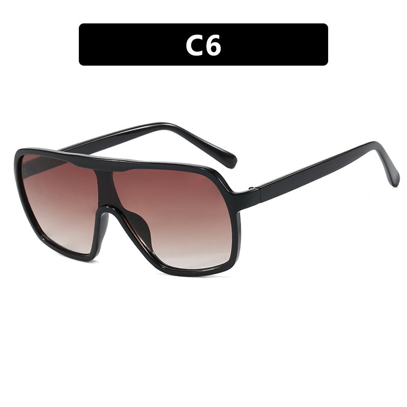 Damen oversized Sonnenbrille mit breitem Rahmen Karnz