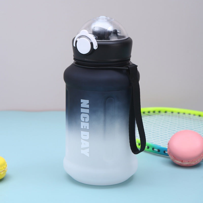 Damen Multifunktionale Sport-Trinkflasche mit ergonomischem Griff und praktischem Auslaufschutz Karnz