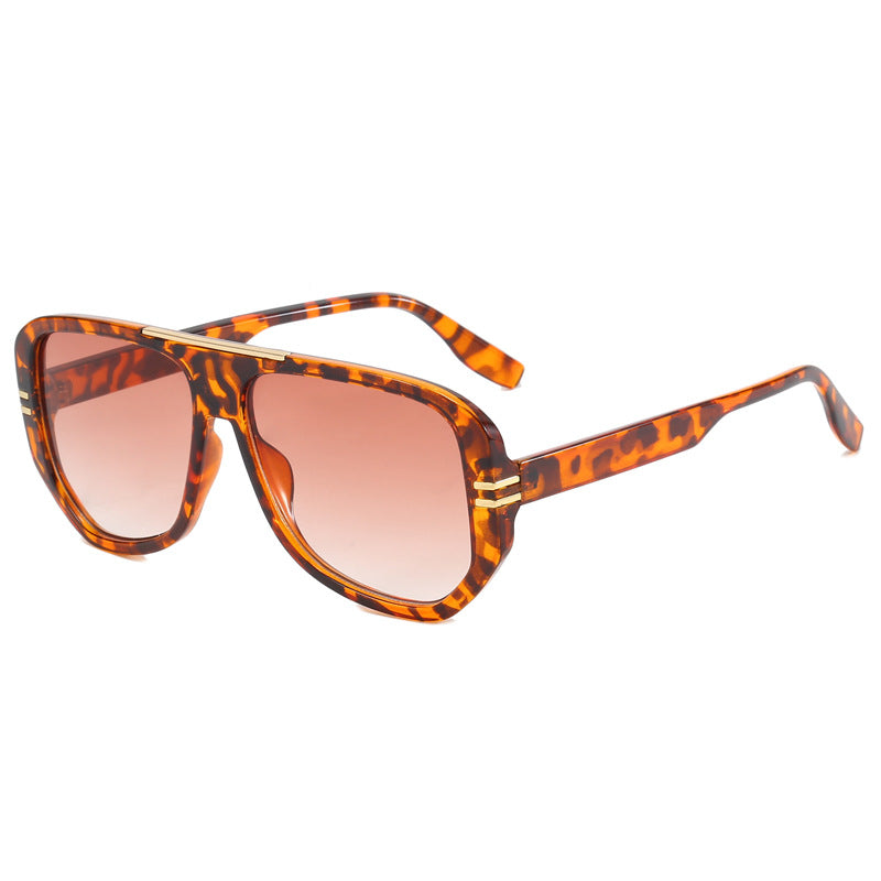 Damen Oversize-Sonnenbrille mit Designer-Rahmen Karnz