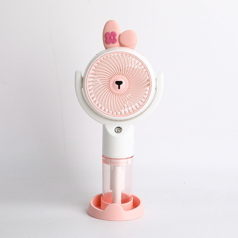 Damen tragbarer Mini-Ventilator mit Wasserzerstäuber Karnz