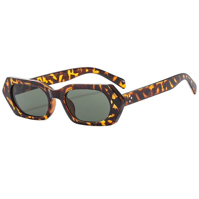 Damen modische Sonnenbrille mit stylish geometrischem Design Karnz