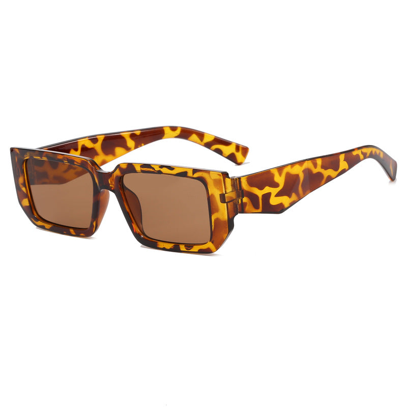 Damen Modische Rechteck-Sonnenbrille mit ausgefallenem Rahmen Karnz