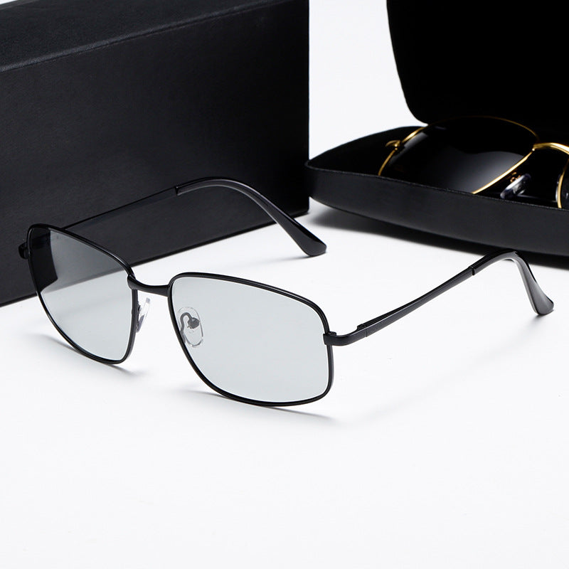 Damen elegante Sonnenbrille mit modernem Metallrahmen Karnz