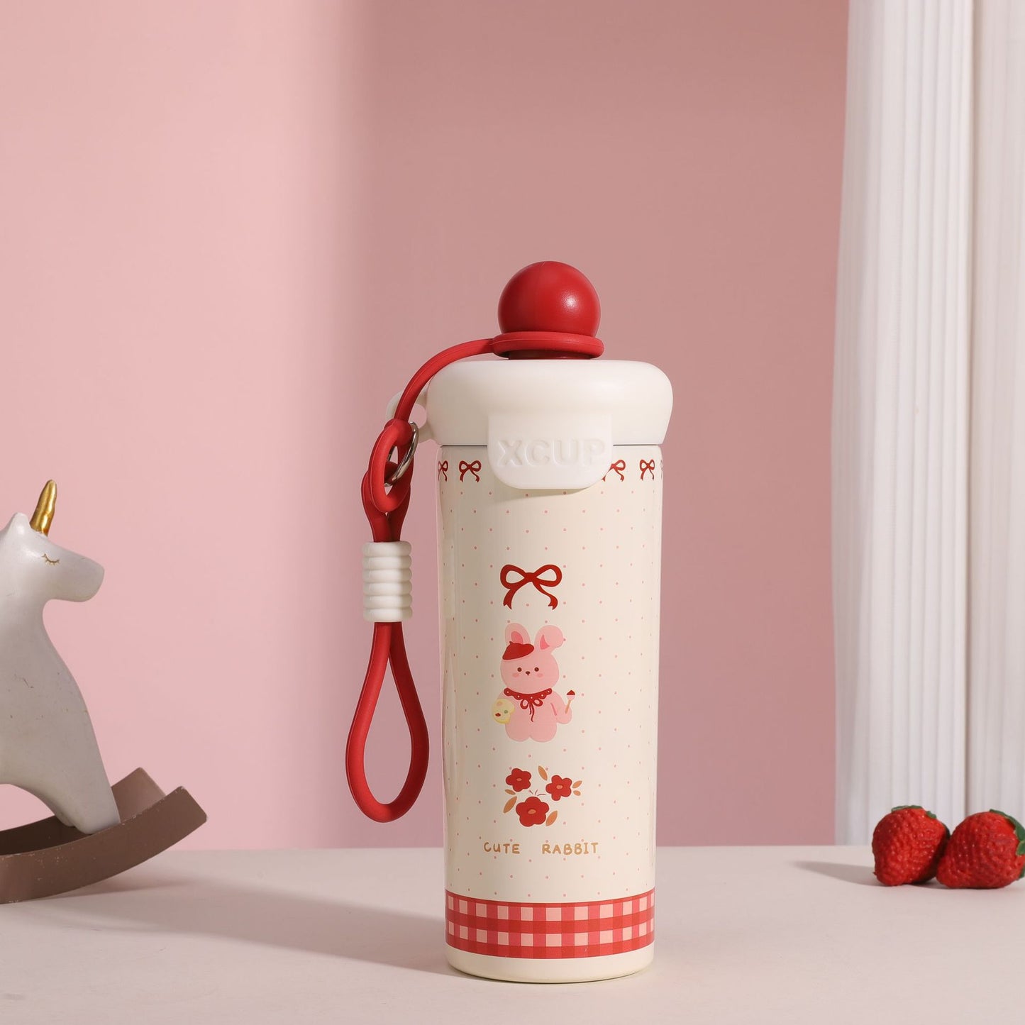 Damen niedliche Trinkflasche mit tierischem Design Karnz
