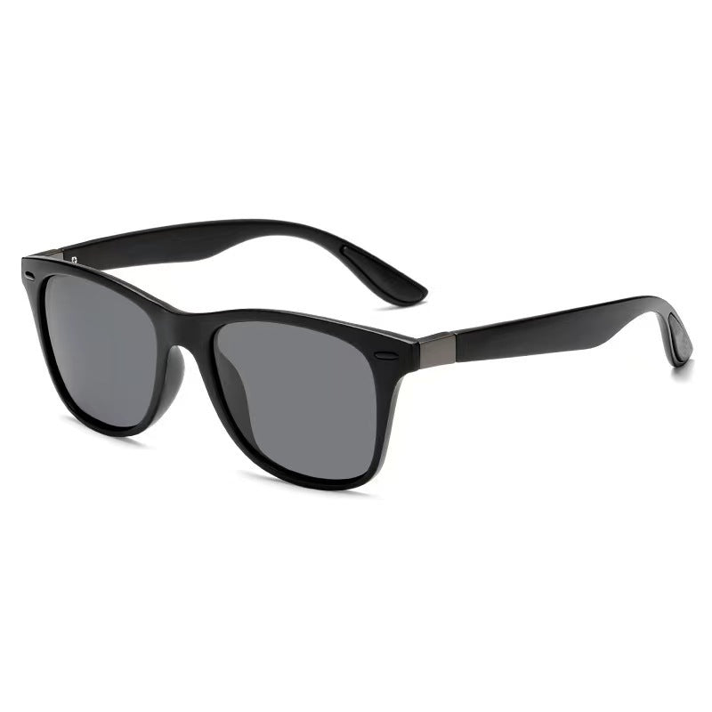 Damen stilvolle Retro-Sonnenbrille mit robustem Gestell Karnz