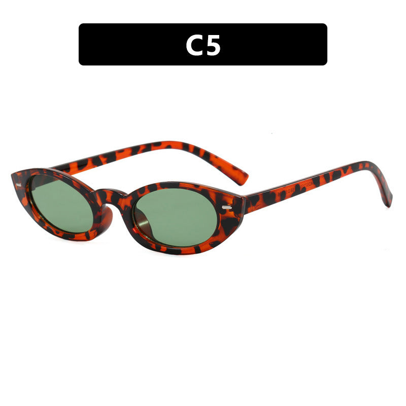 Damen Cat-Eye Sonnenbrille mit modernem transparentem Rahmen Karnz