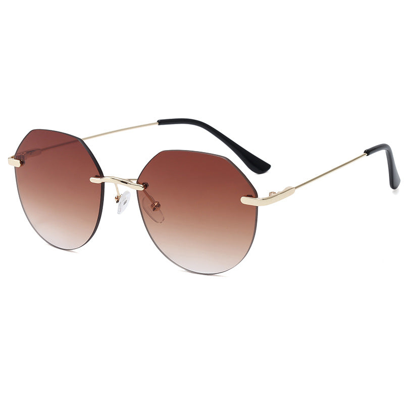 Damen Geometrische Sonnenbrille im modernen Design Karnz