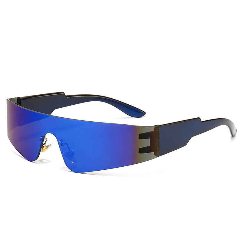 Damen Sportliche Sonnenbrille mit futuristischem Design Karnz