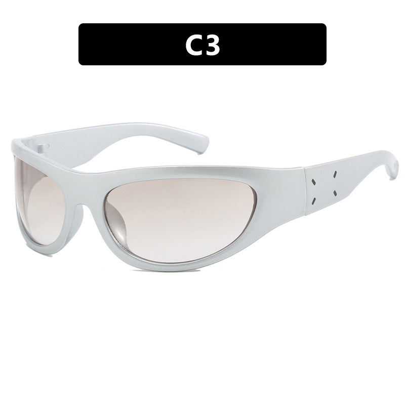 Damen sportliche Sonnenbrille mit ergonomischem Design und umfangreichem UV-Schutz Karnz