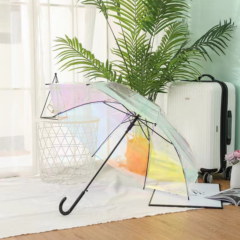 Damen Regenbogenfarbener Regenschirm Karnz
