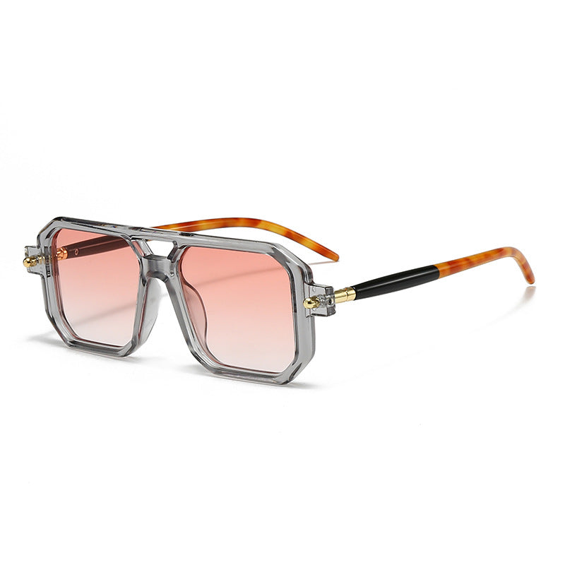 Damen oversized rechteckige Brille Karnz