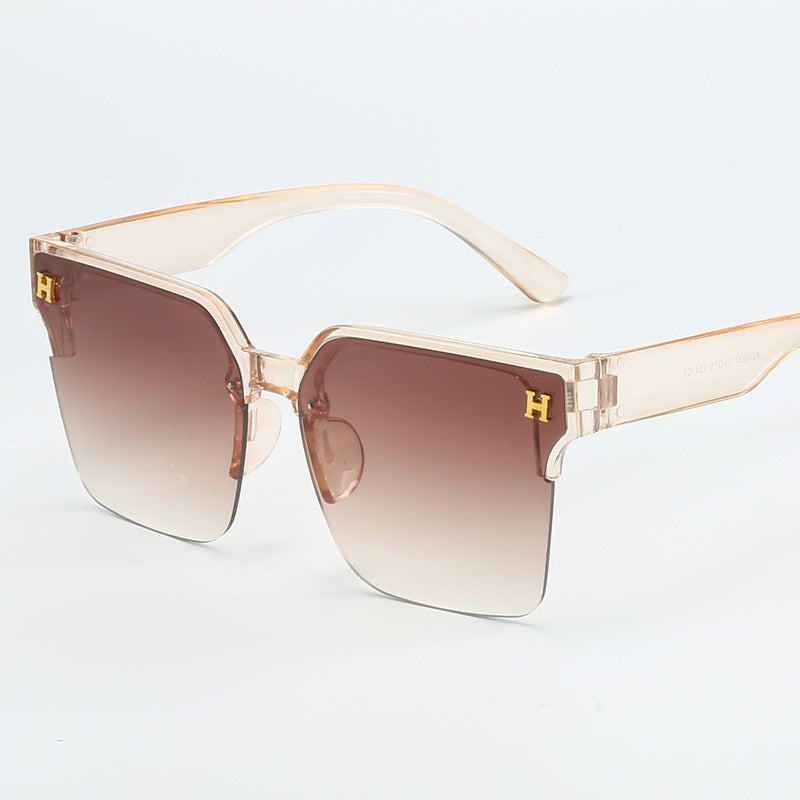 Damen quadratische Sonnenbrille mit elegantem Metallrahmen Karnz