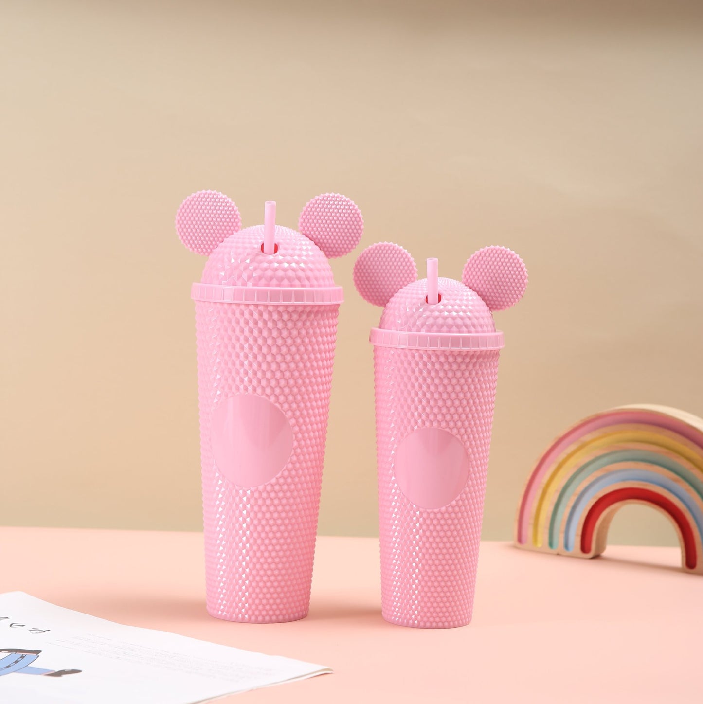 Damen Trendige und verspielte Becher mit Mickey-Maus-Ohren Karnz