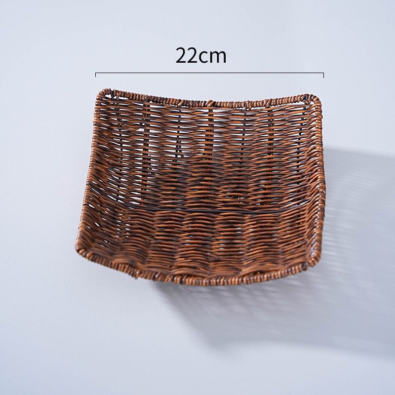 Unisex Elegante Rattan Servierplatte Karnz