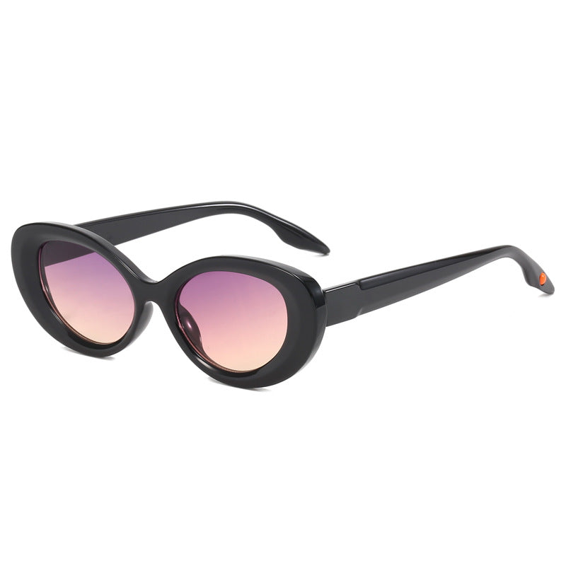 Damen elegante Retro-Sonnenbrille mit UV-Schutz Karnz