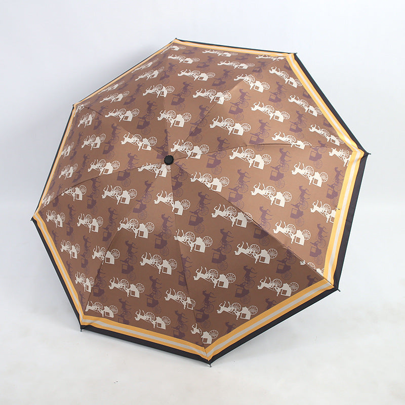 Damen Falt-Regenschirm mit einzigartigem Tiermotiv Karnz