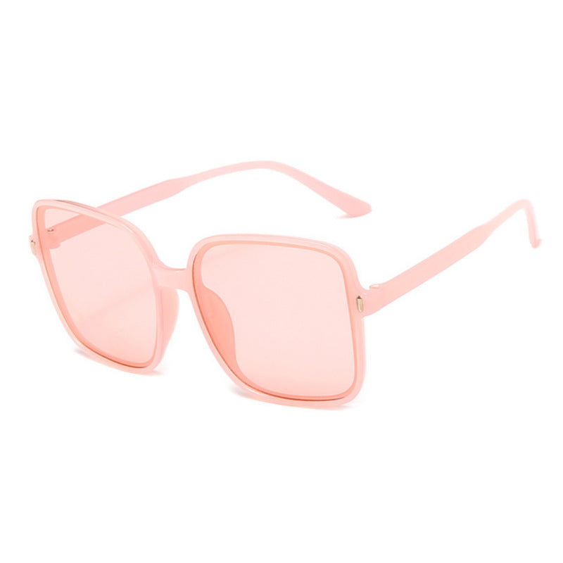 Damen große quadratische Sonnenbrille mit auffälligem Muster Karnz