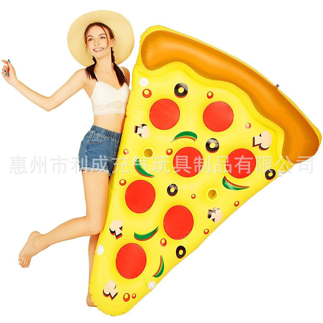 Damen Aufblasbare Pizza-Liege Karnz