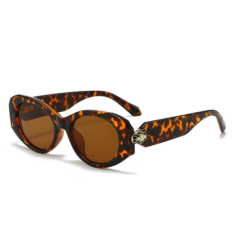 Damen modische Sonnenbrille mit einzigartigem Rahmen Karnz