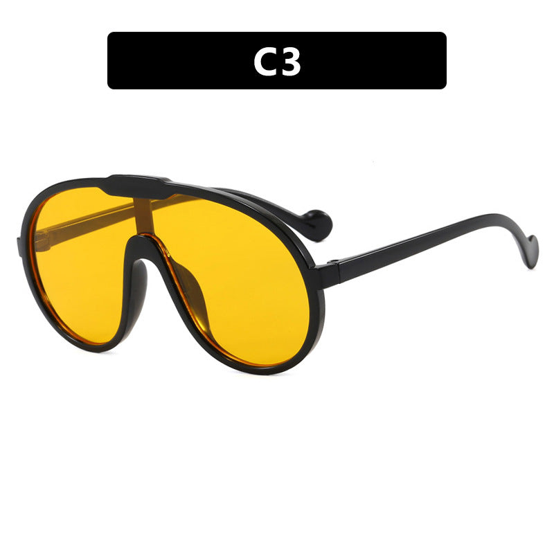 Damen modische Sport-Sonnenbrille im einzigartigen Design mit UV-Schutz und flexiblen Bügeln Karnz