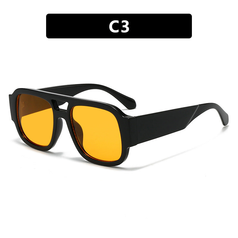 Damen moderne Sonnenbrille im eleganten Rechteckdesign Karnz