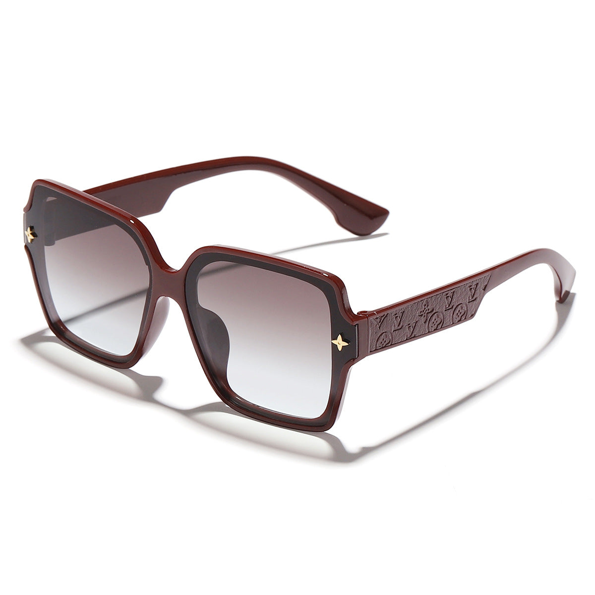 Damen stilvolle oversized Sonnenbrille mit modischem Rahmen Karnz