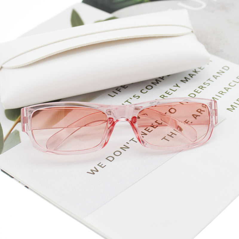 Damen modische Sonnenbrille im stylischen Rechteckdesign Karnz