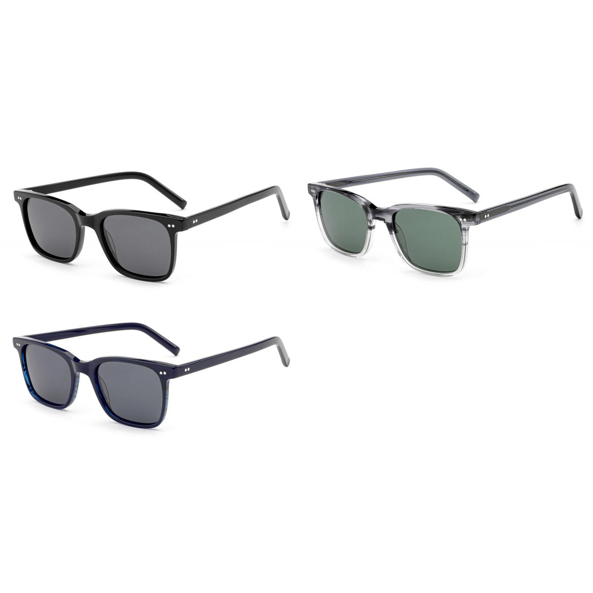 Damen Sonnenbrille im modernen, transparenten Design mit polarisierenden Gläsern Karnz