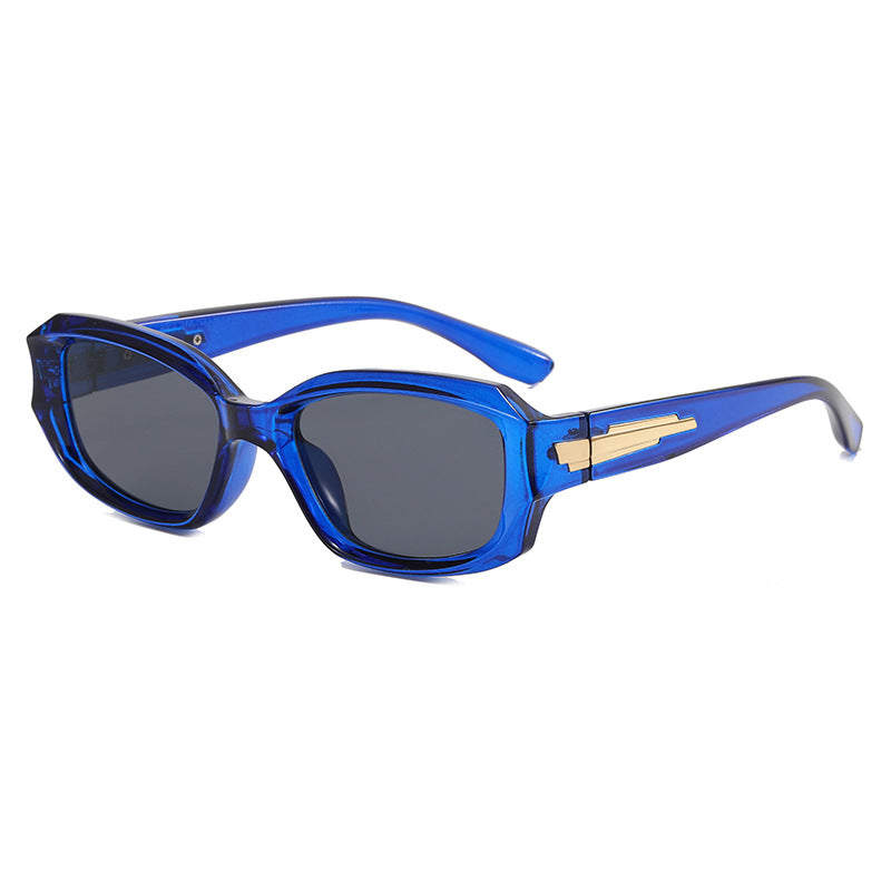 Damen modische Oversized-Sonnenbrille mit einzigartigem Rahmen Karnz