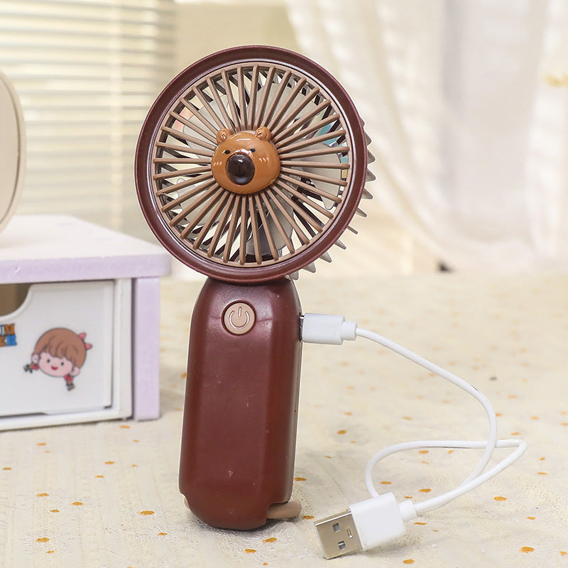 Damen Tragbarer Handventilator mit Tiermotiv Karnz