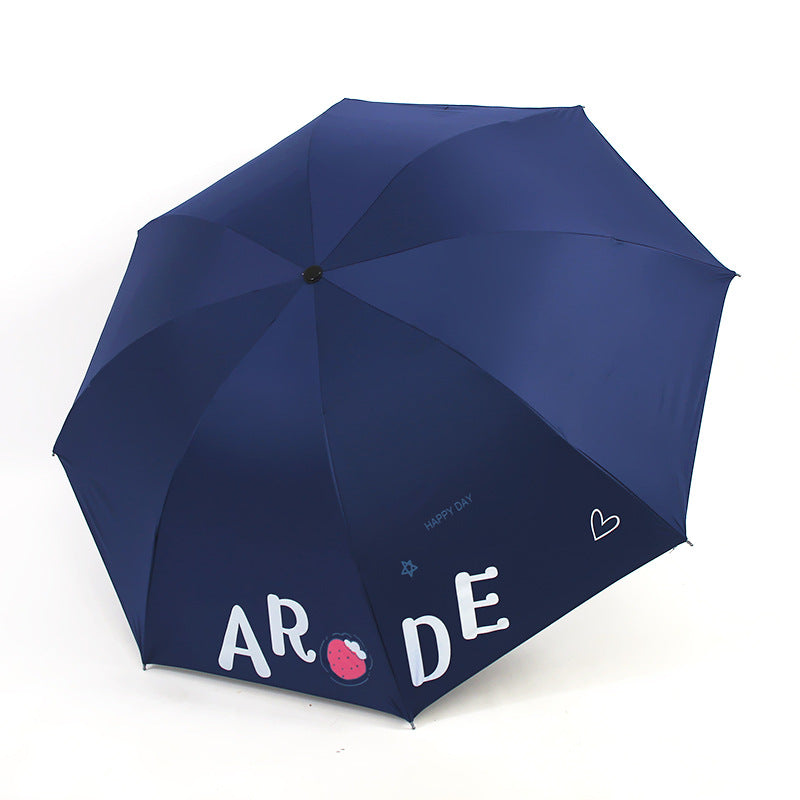 Damen Faltbarer Regenschirm mit fröhlichem Design Karnz