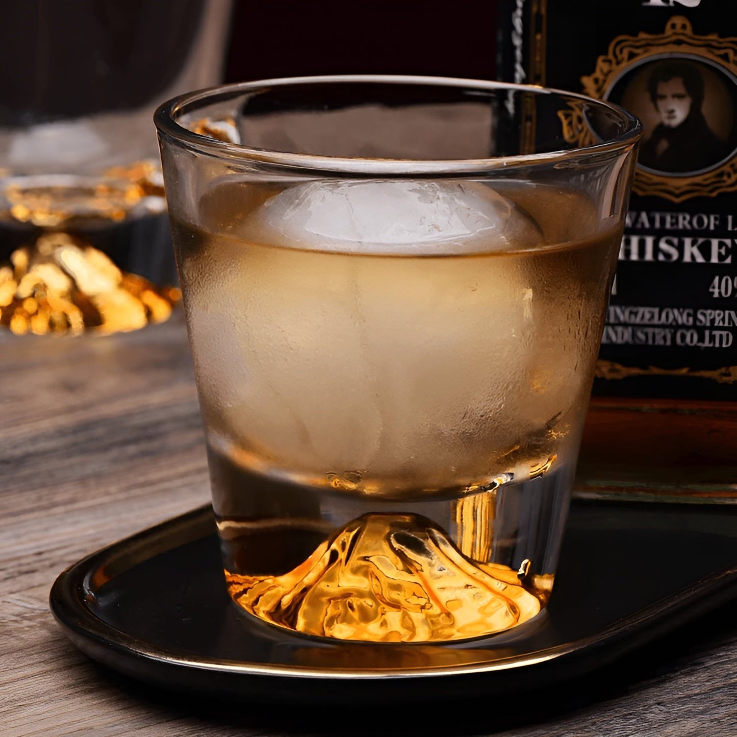 Whiskeygläser mit Mount Fuji Design – Elegantes Set für Kenner | Karnz