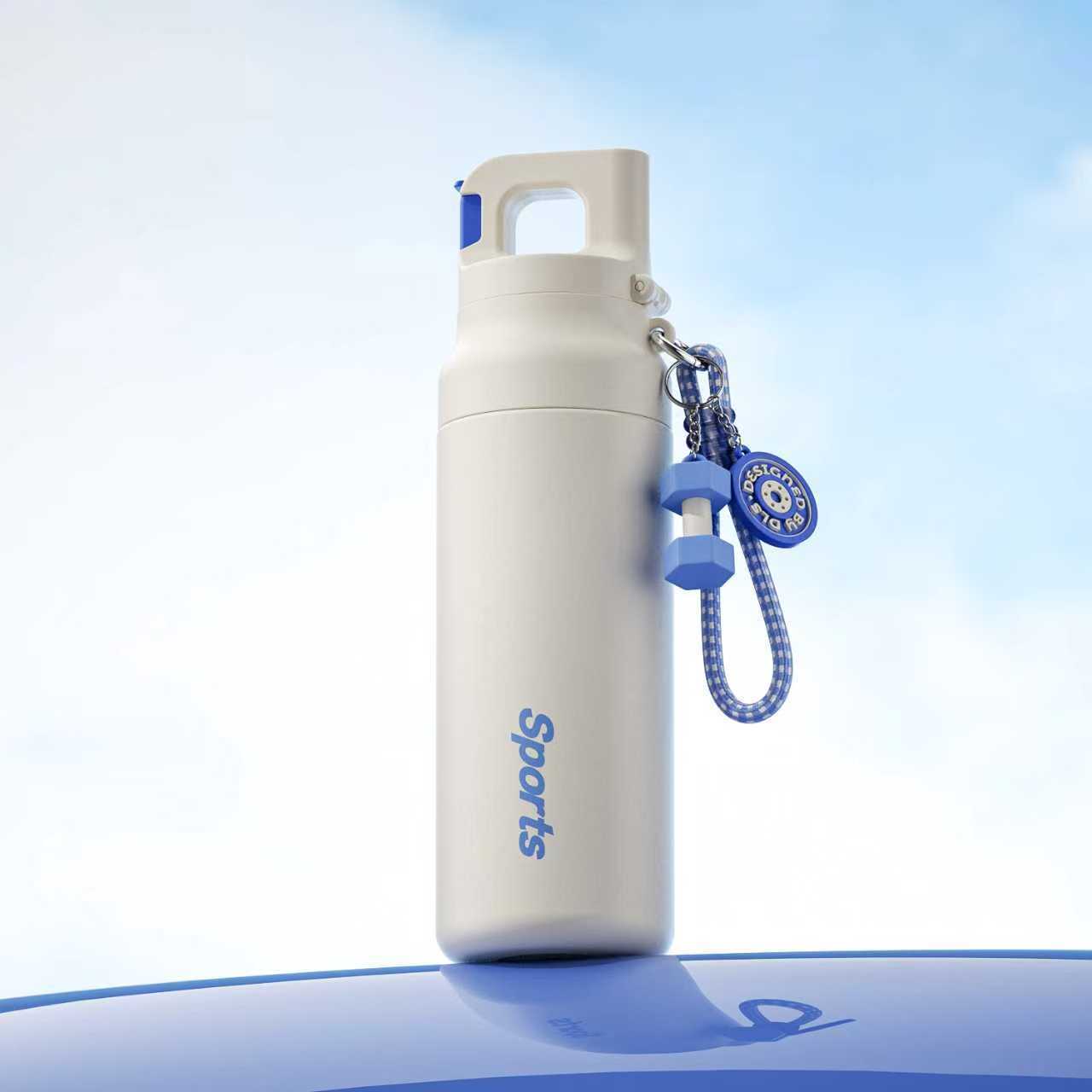 Damen Sportliche Wasserflasche mit innovativem Verschluss Karnz