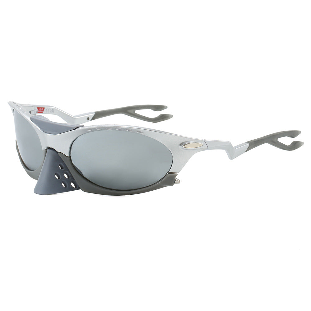 Damen Sportliche Multifunktions-Sonnenbrille Karnz