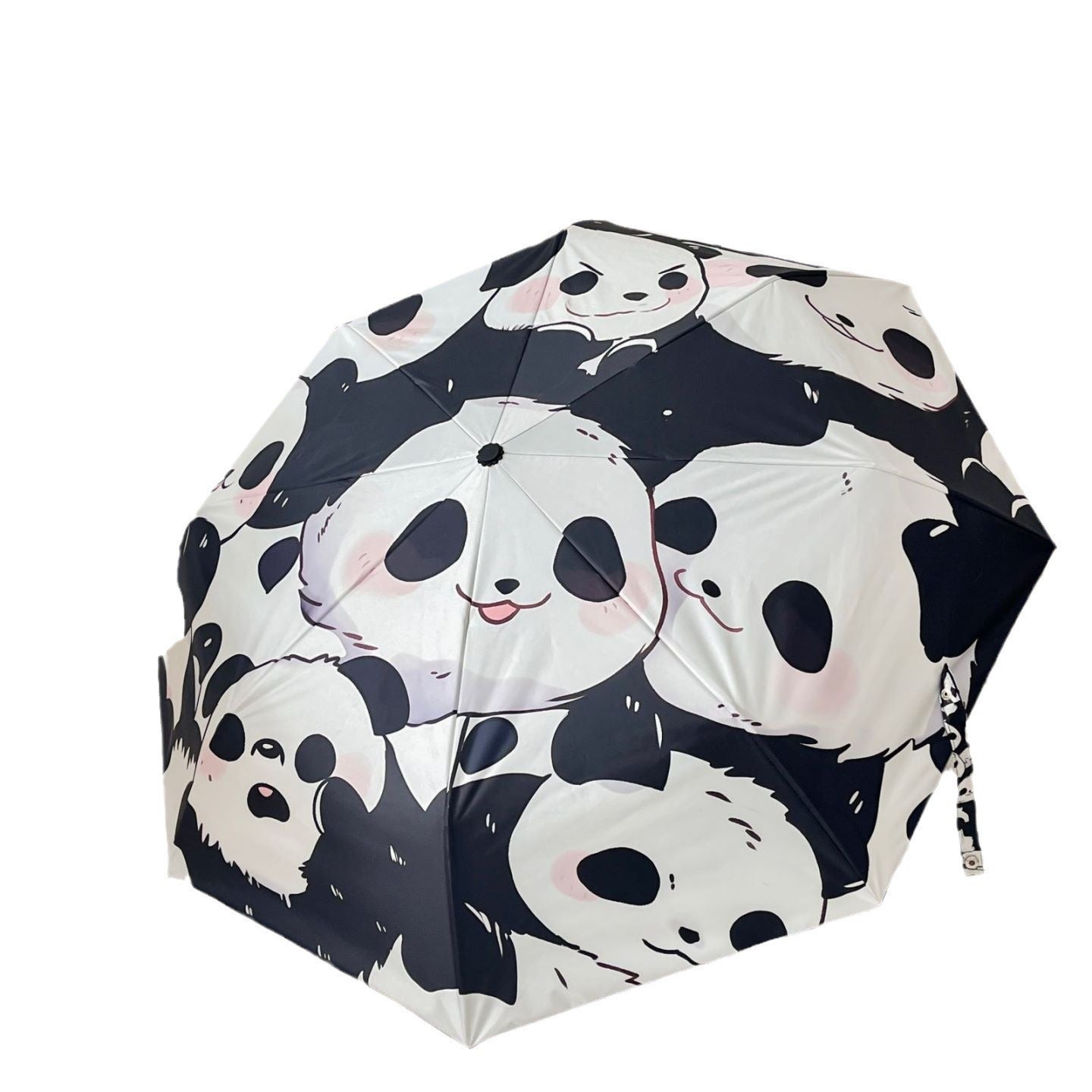 Damen Faltregenschirm mit verspieltem Pandadesign Karnz