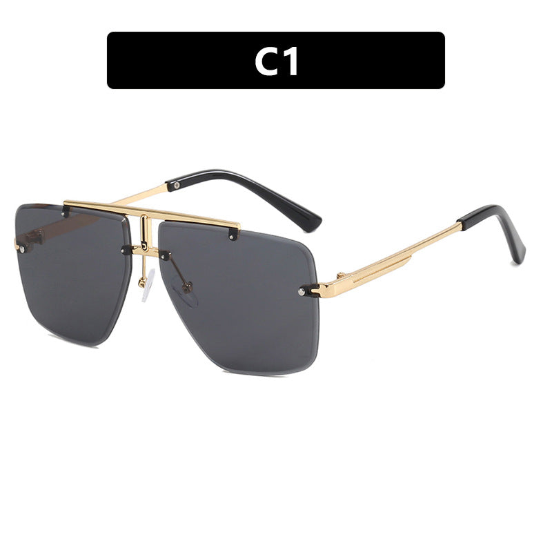 Damen quadratische Sonnenbrille im stilvollen minimalistischen Design Karnz
