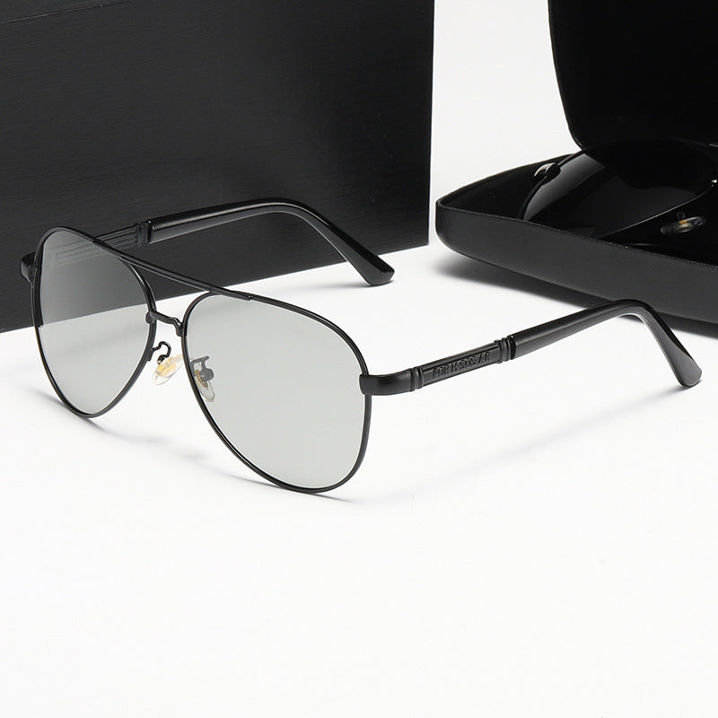 Damen Elegante Piloten-Sonnenbrille mit hochwertigen Polarisationsgläsern Karnz