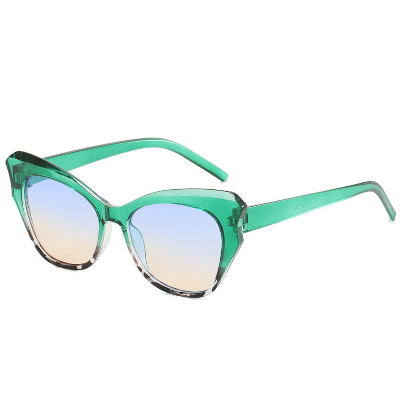 Damen Cat-Eye Sonnenbrille mit extravagantem Verspiegelungsdesign Karnz