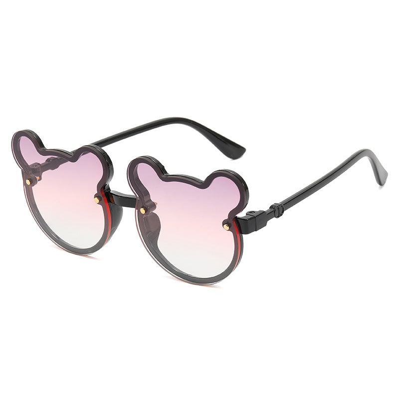Damen Verspielte Bärenform Sonnenbrille Karnz