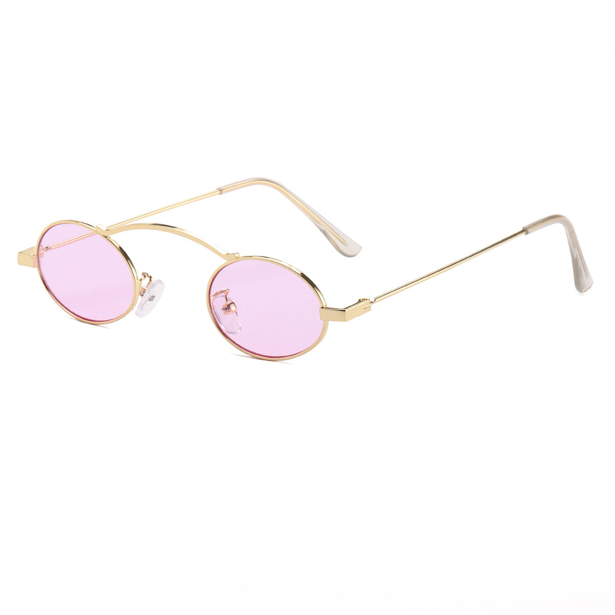 Damen modische Sonnenbrille mit einzigartigem kreisförmigen Rahmen und charaktervollen Gläsern Karnz